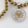 Green Gold Druzy Quartz Gemstone Necklace - Seakolors