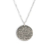 .925 Silver Overlay Word Pendant w/Sterling 24” box chain