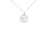 Silver Whale Large Pendant w/chain
