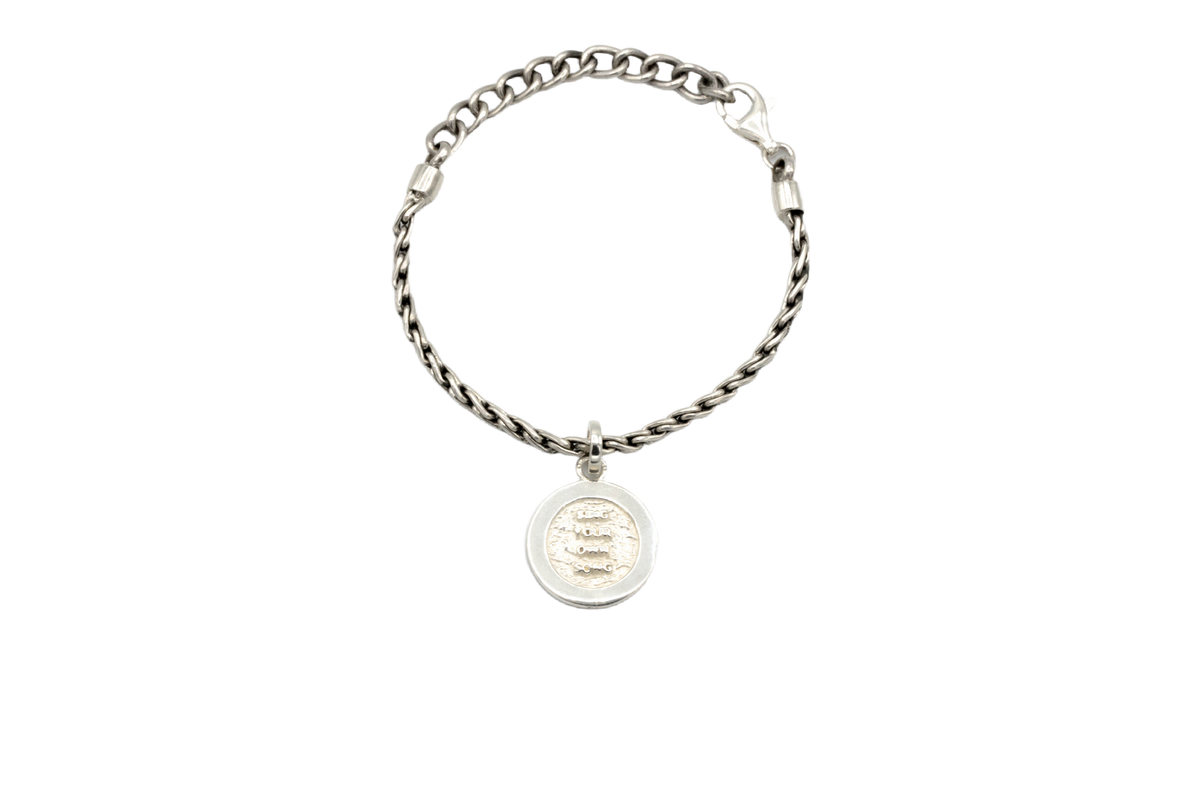 3mm Silver Whale Bracelet