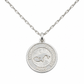 Silver Whale Large Pendant w/chain