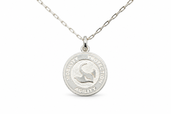 Silver Stingray Large Pendant w/chain