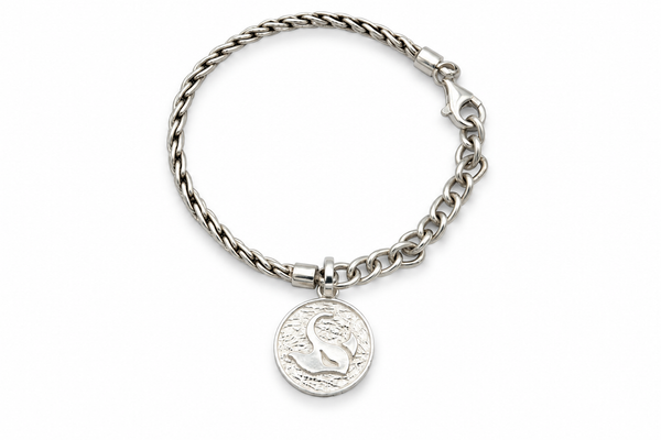 4mm Stingray Silver Bracelet