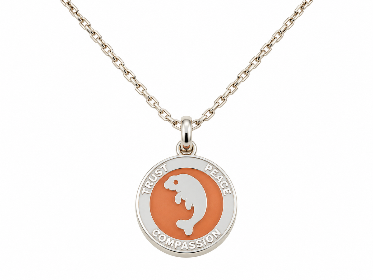 Manatee Large Pendant w/Chain