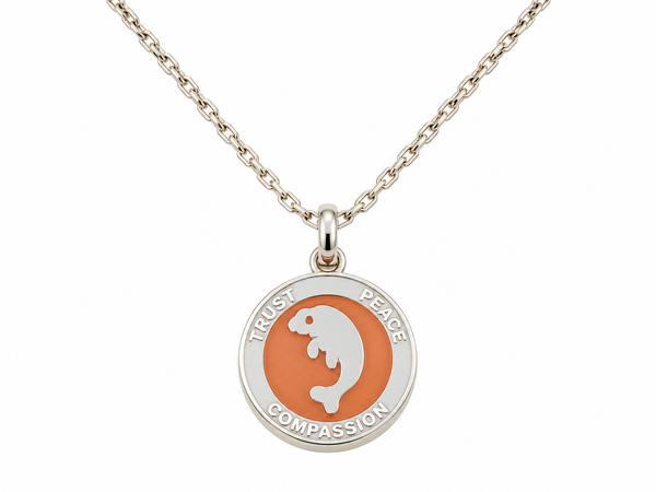 Manatee Large Pendant w/Chain