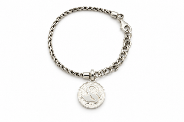 3mm Silver Stingray Bracelet