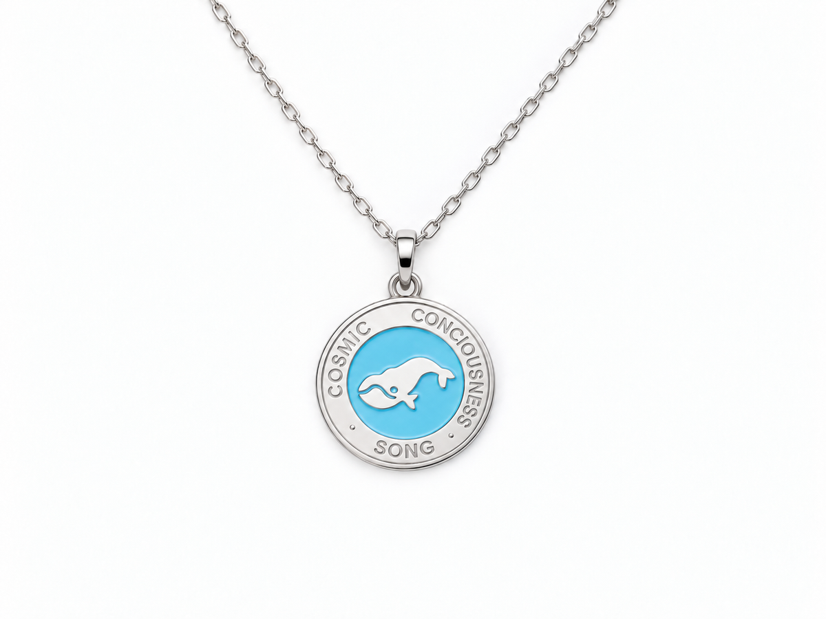 Large Whale Pendant w/Chain