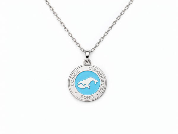 Large Whale Pendant w/Chain