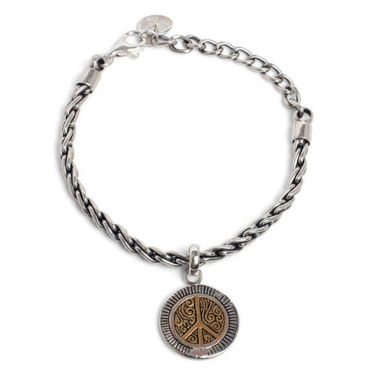 Choose Peace 4mm .925 silver bracelet