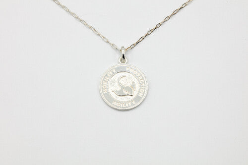 Men’s Large Stingray Silver Pendant