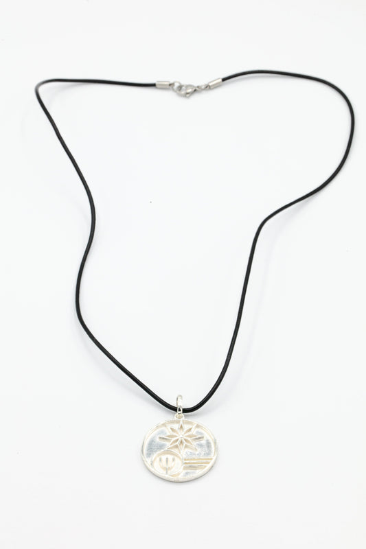 LEMURIA NEPTUNE with leather chain