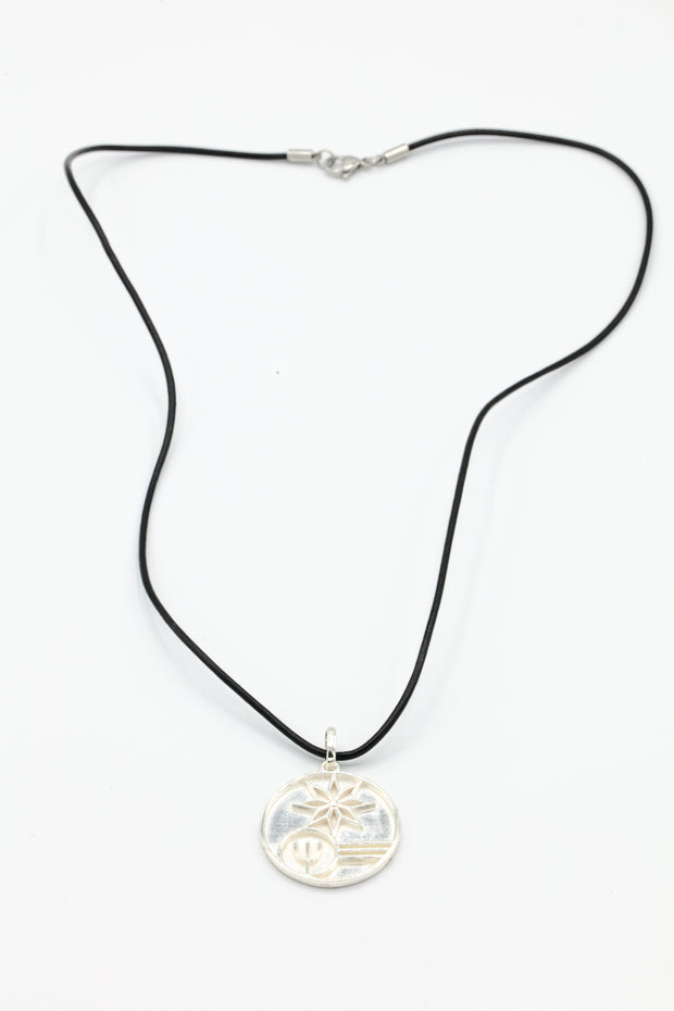 LEMURIA NEPTUNE with leather chain