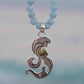 Blue Jade Beaded Necklace