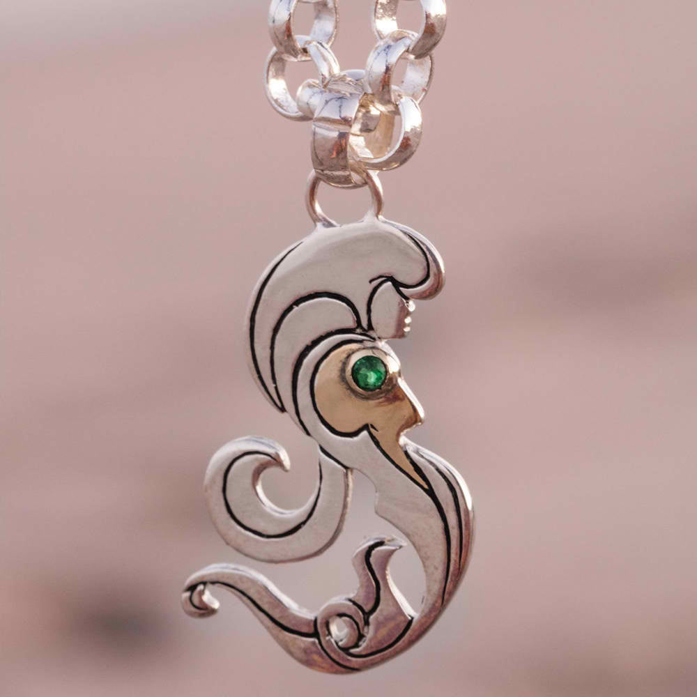Large Sterling Silver Sea Goddess
