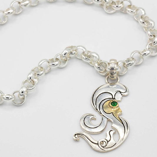 Large Sterling Silver Sea Goddess