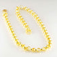 Gold Peace with Gold Rolo Chain - Seakolors
