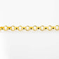 Gold Peace with Gold Rolo Chain - Seakolors