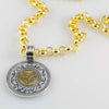 Gold Love with Gold Rolo Chain