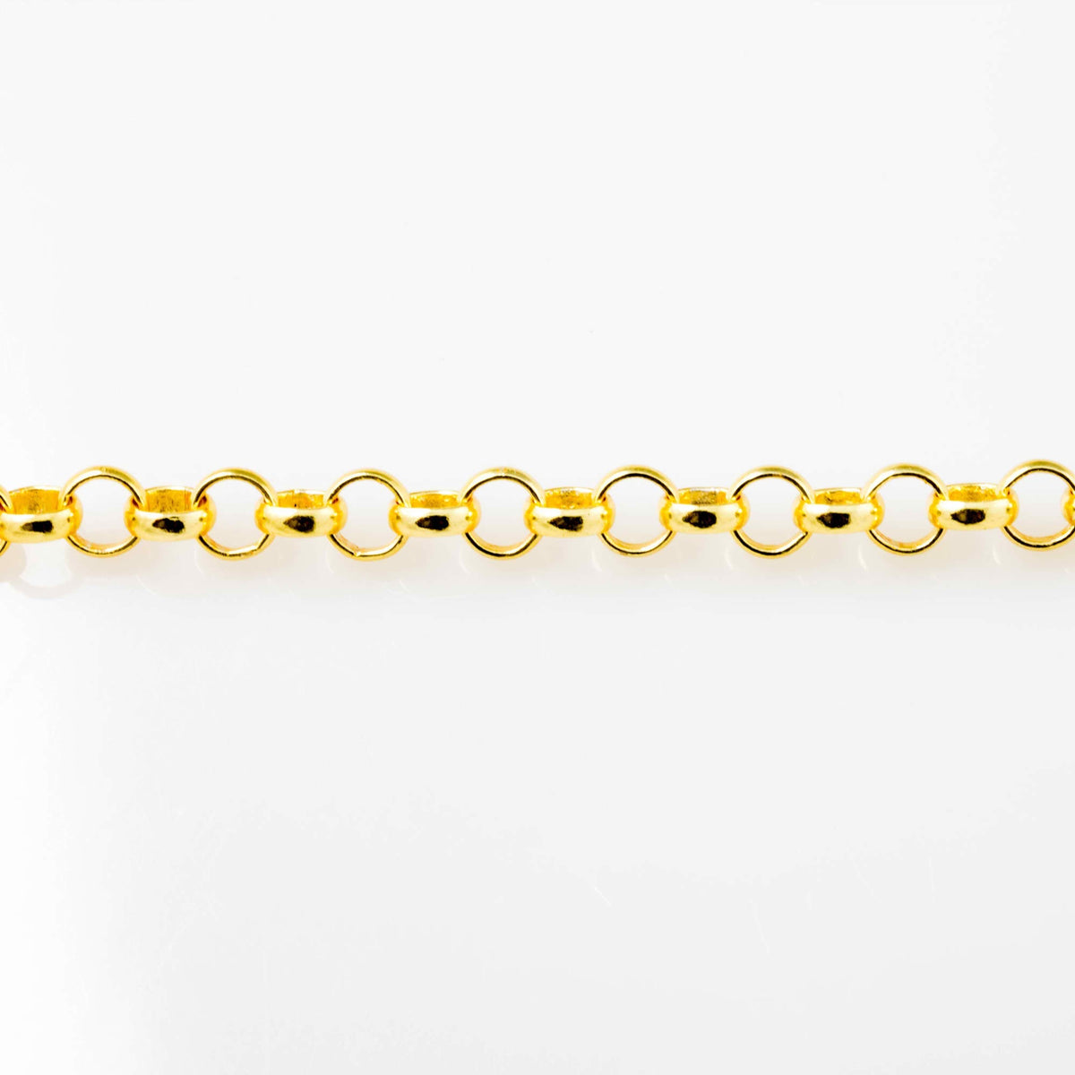 Gold Love with Gold Rolo Chain