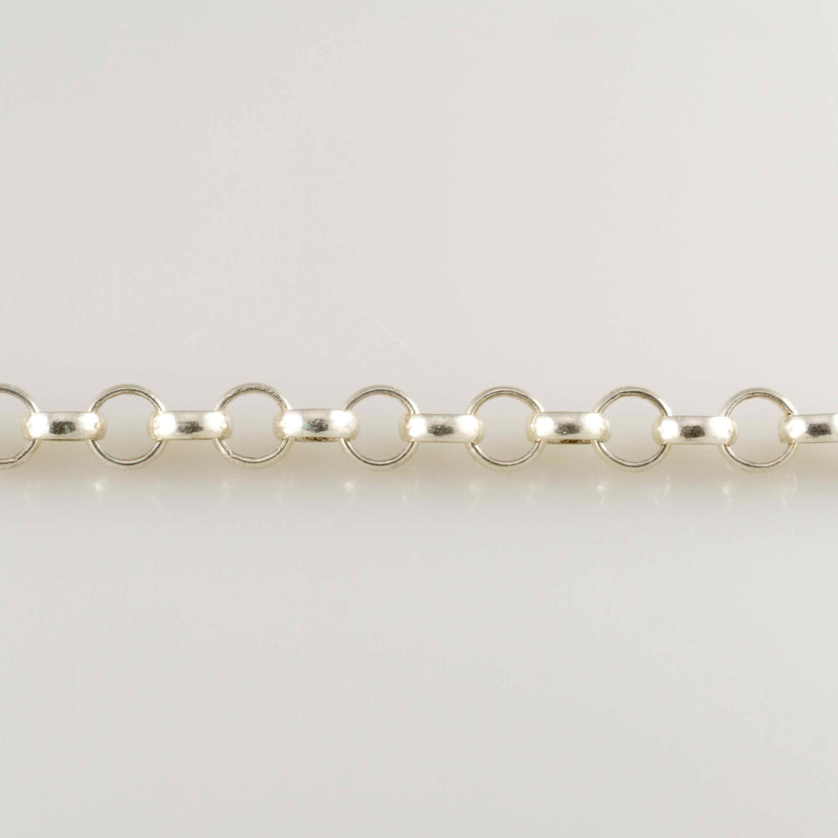 Silver Peace with Silver Rolo Chain