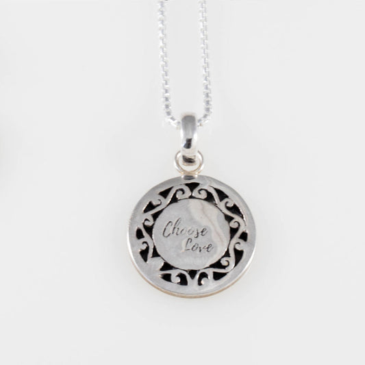 Mini Peace Pendant with Chain