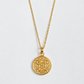 Mini Gold Turtle 9 Pendent W/Chain