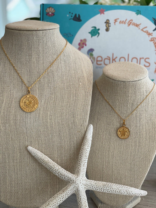 Gold 2 & Silver Turtle pendent