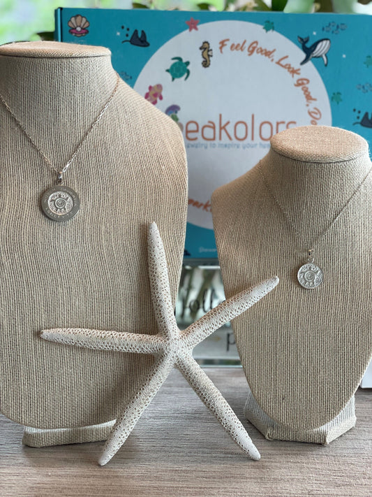 Gold 2 & Silver Turtle pendent