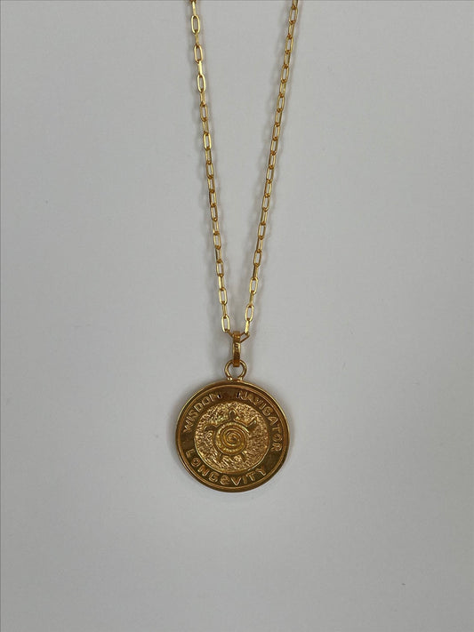 Large Gold Turtle 7 Pendent