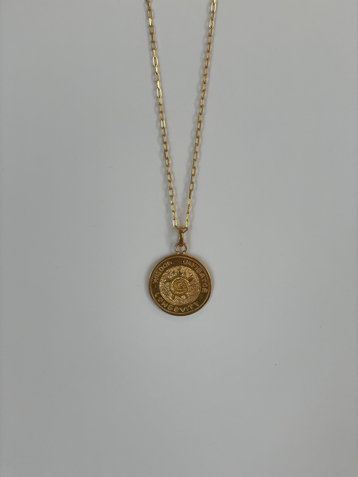 Gold Turtle 8 Pendent w/chain