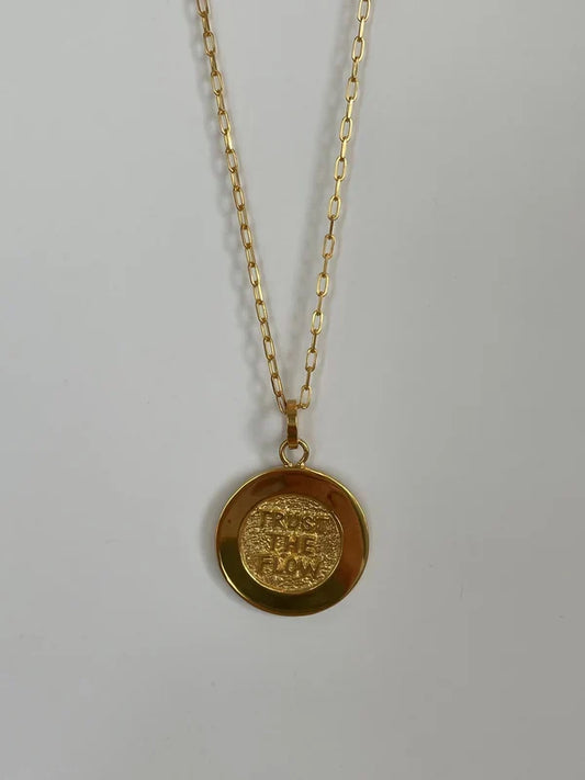 Large Gold Turtle 7 Pendent