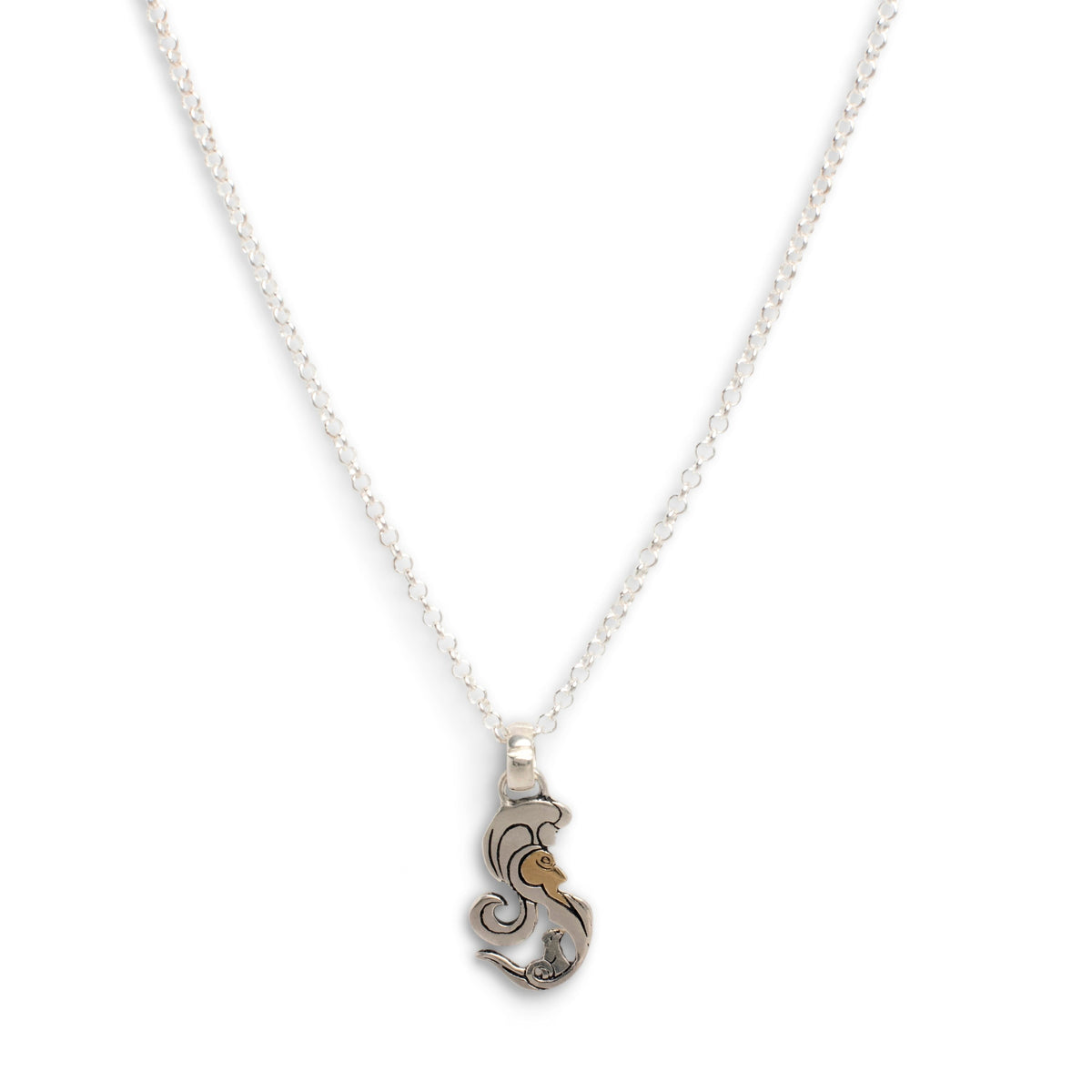 Small Sterling Silver Sea Goddess