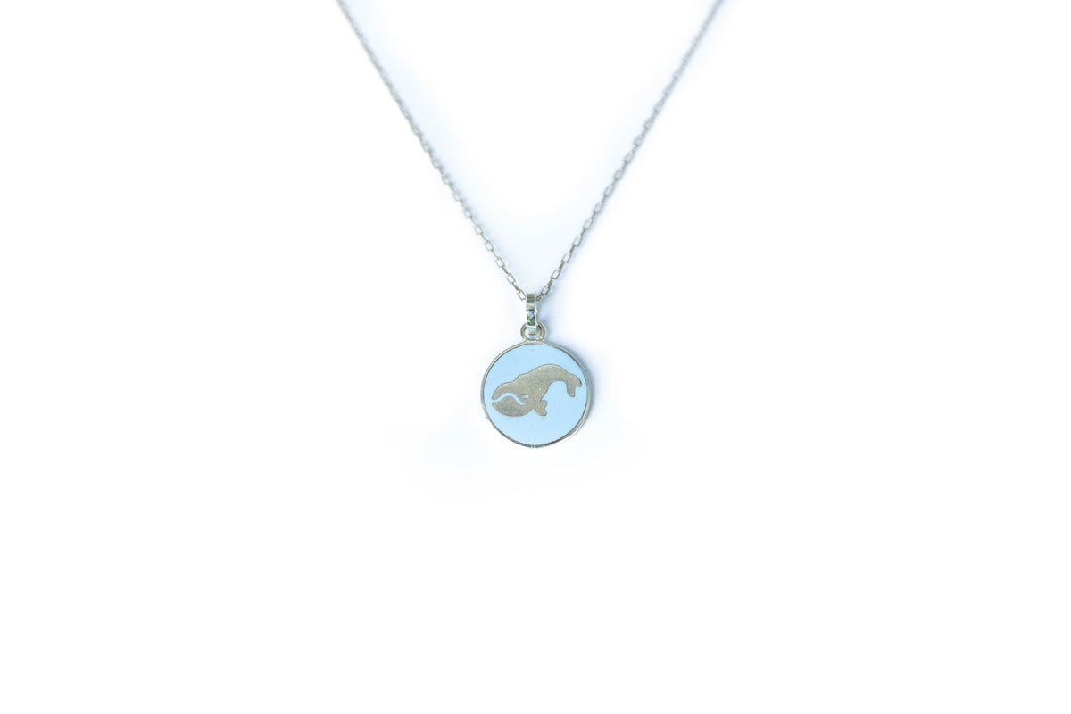 Mini Whale Pendant w/Chain