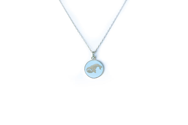 Mini Whale Pendant w/Chain