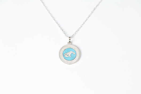 Mini Whale Pendant w/Chain