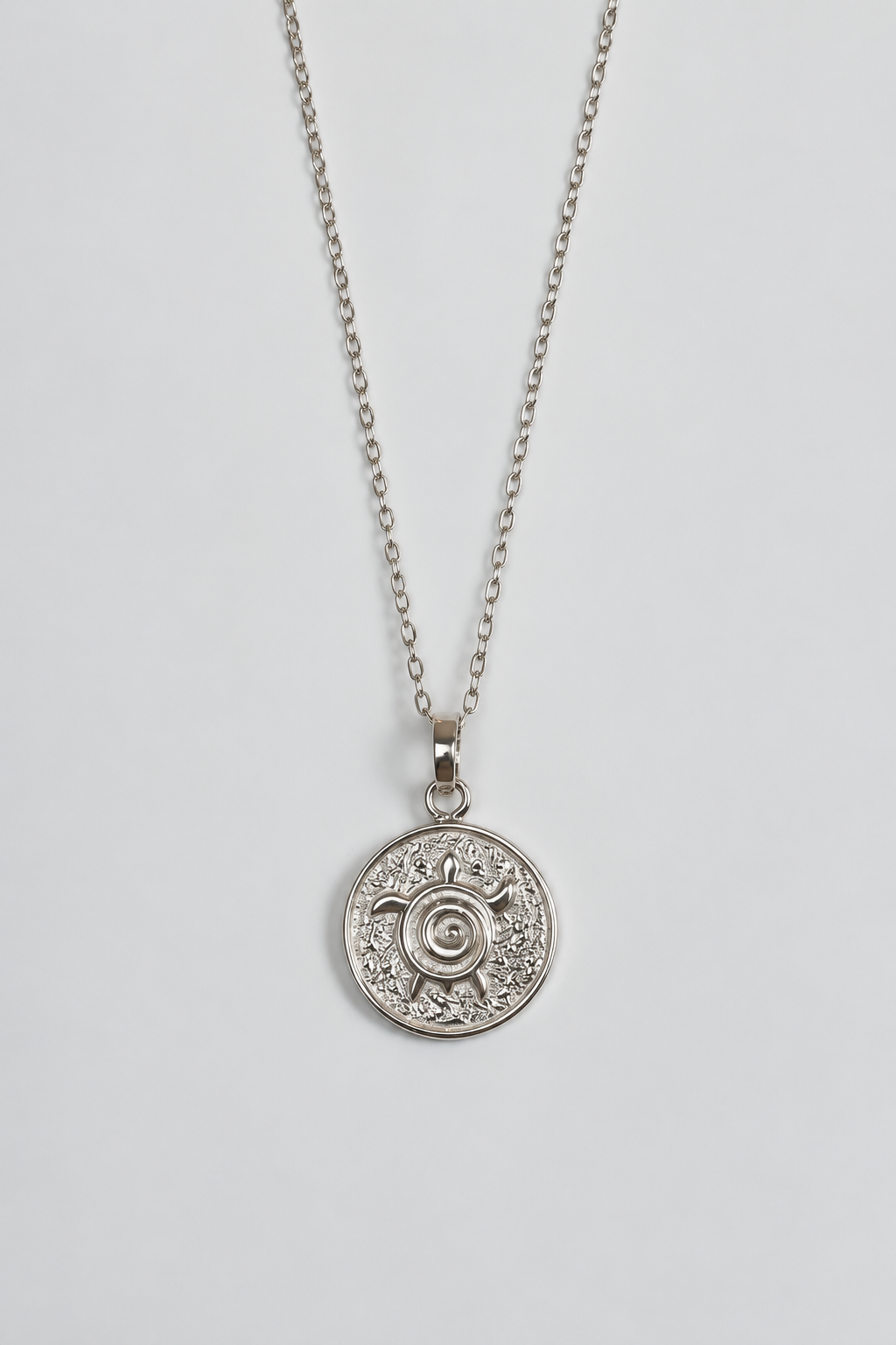 Mini Silver Turtle 4 Pendant