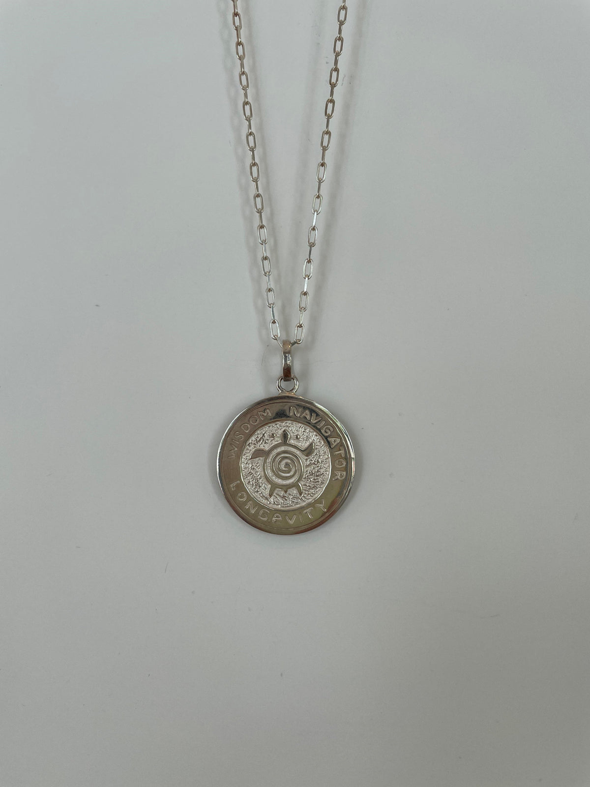 Large Silver Turtle 6 Pendent