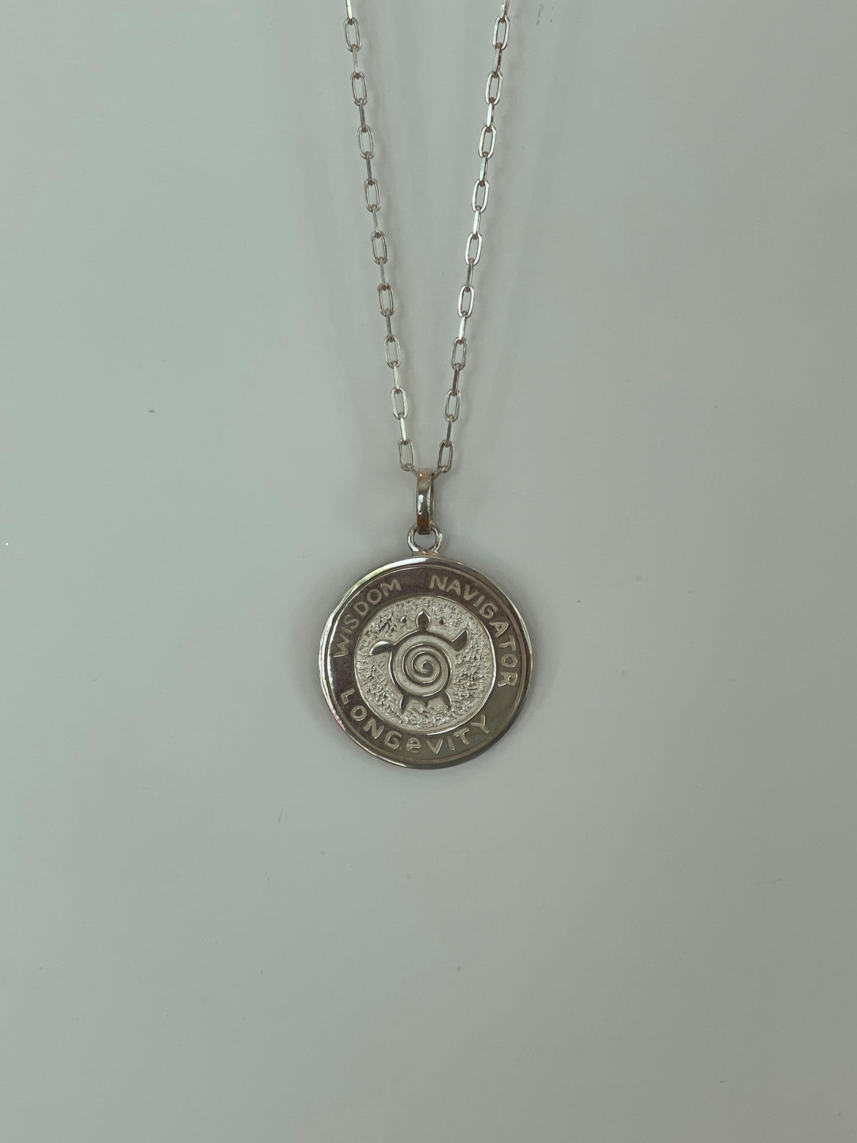 Large Silver Turtle 6 Pendent