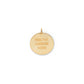 14KT Gold Overlay Word Pendant w/ 14KT 24” box chain