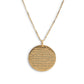 14KT Gold Overlay Word Pendant w/ 14KT 24” box chain
