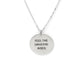 .925 Silver Overlay Word Pendant w/Sterling 24” box chain