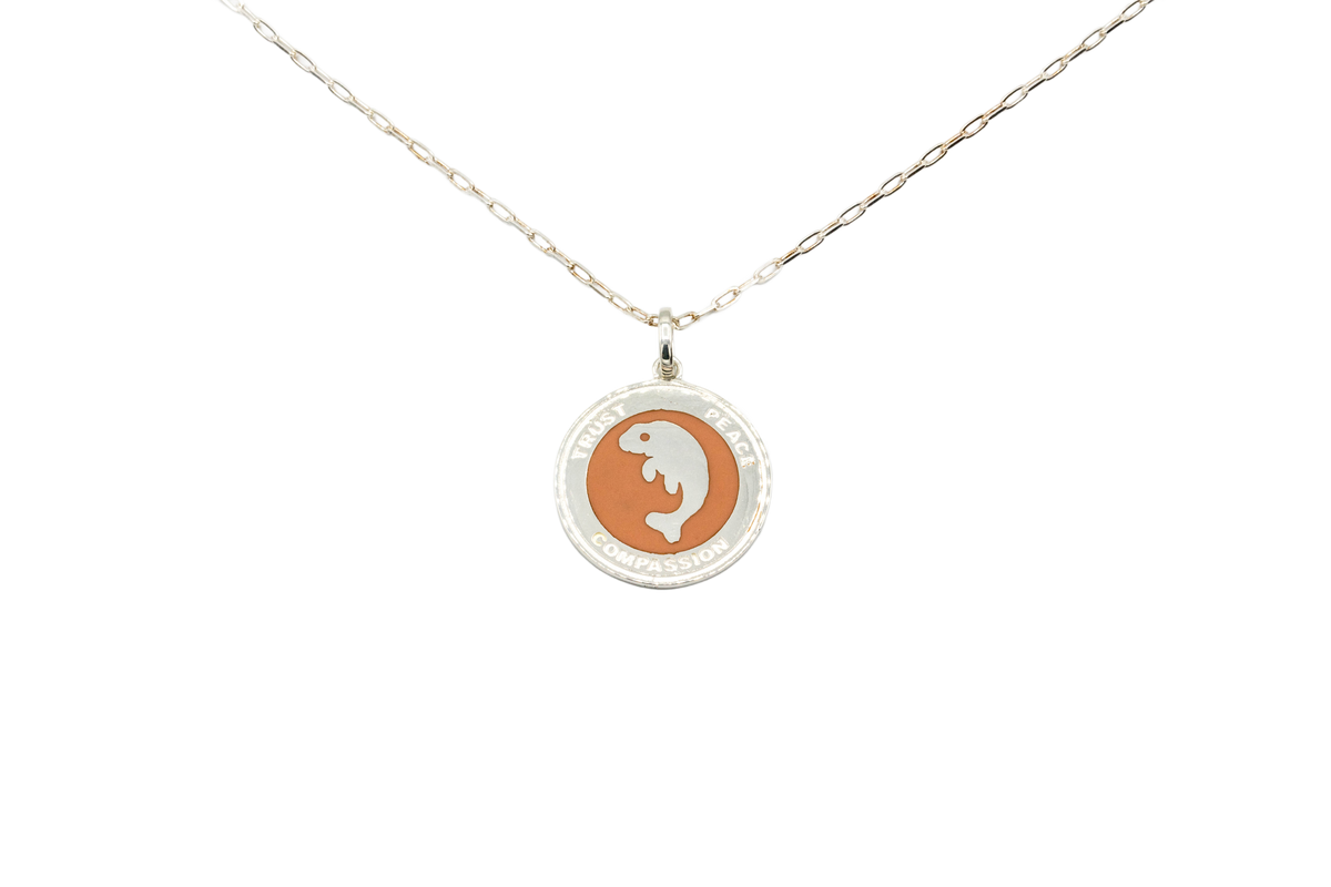 Manatee Large Pendant w/Chain