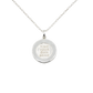 Silver Whale Large Pendant w/chain