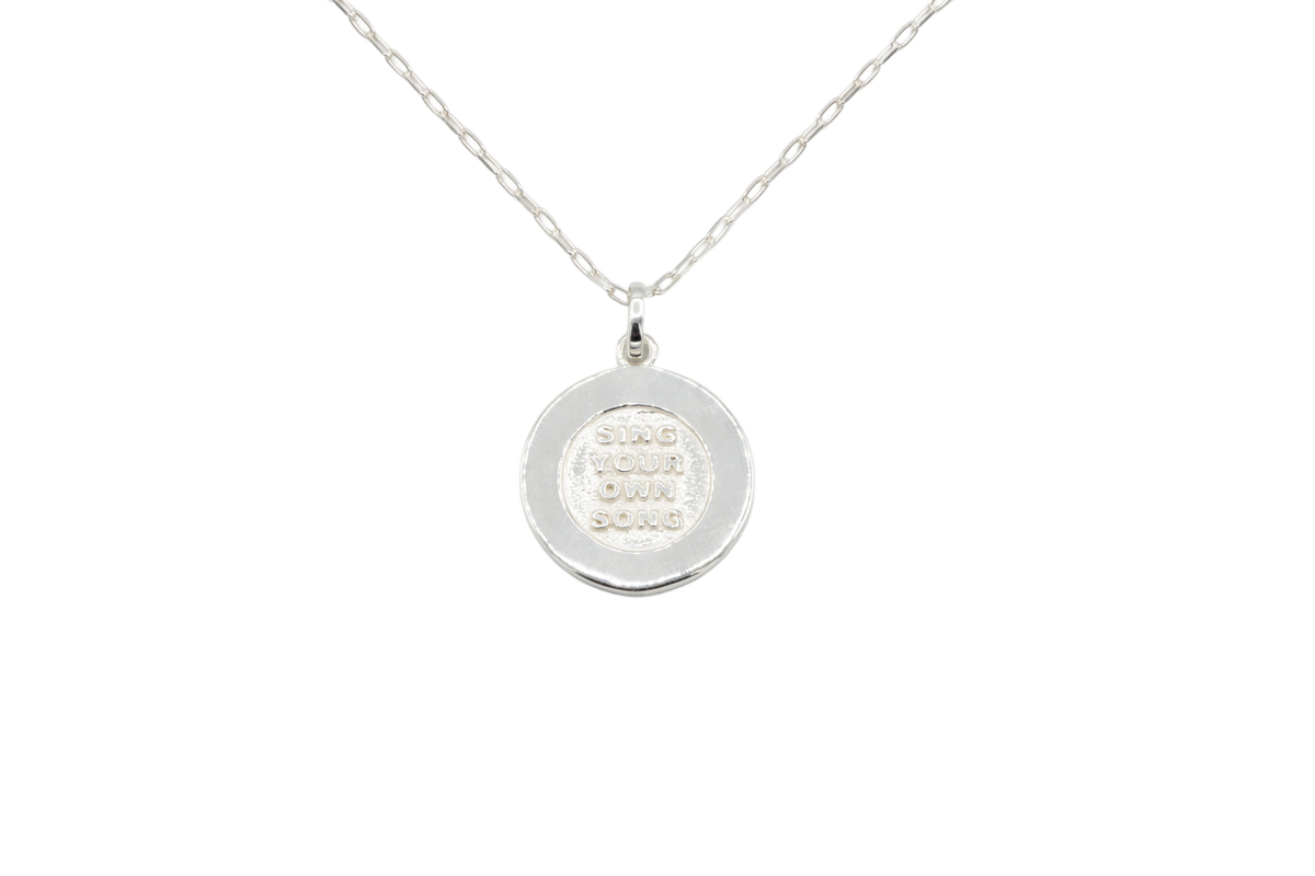 Silver Whale Large Pendant w/chain