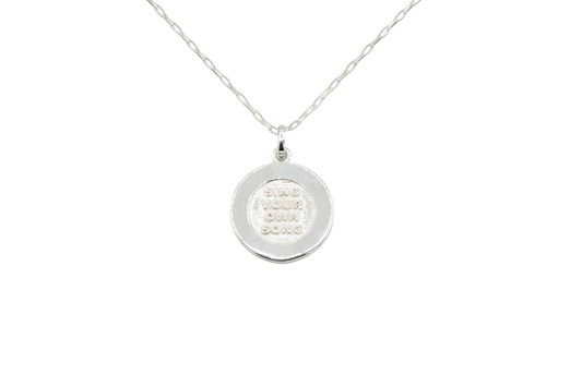 Silver Whale Mini Pendant w/chain