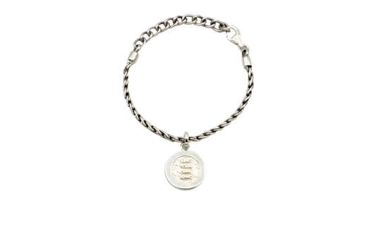 3mm Silver Whale Bracelet