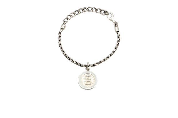 3mm Silver Whale Bracelet