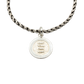 4mm Whale Silver Bracelet