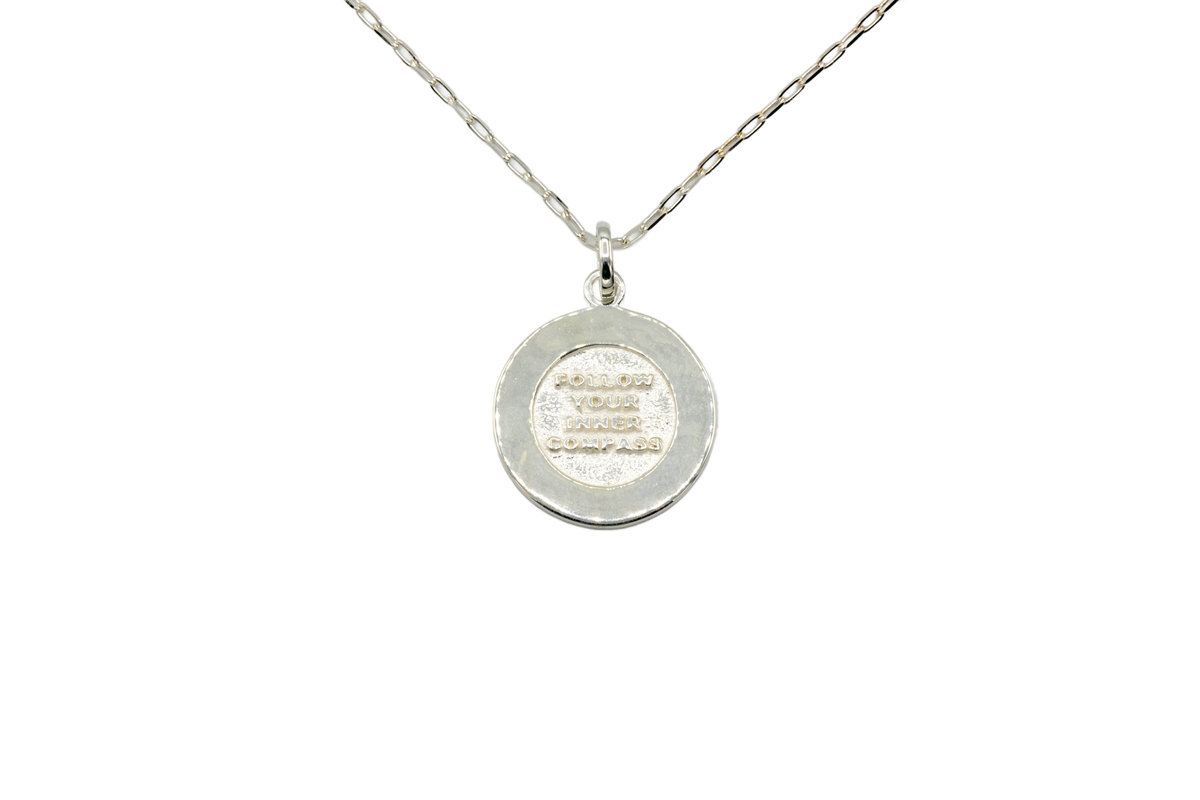 Silver Stingray Large Pendant w/chain