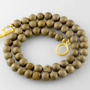 Green Gold Druzy Quartz Gemstone Necklace - Seakolors